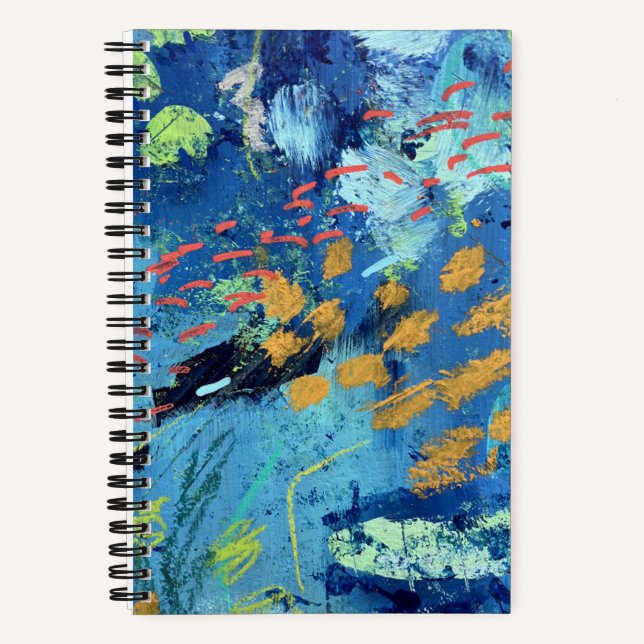 Kleines SpiralNotebook in Blackfish Design Notizbuch (Vorderseite)