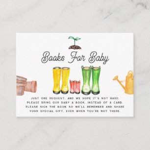 Kleines Sprout Rotes Gartenbuch Anfrage Begleitkarte