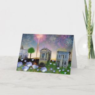 Kleines städtisches Feuerwerk ~ TBA Ausgezeichnet! Karte