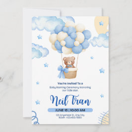Kleines Stern-Baby Shower-Einladungsdesign Einladung