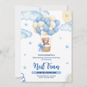 Kleines Stern-Baby Shower-Einladungsdesign Einladung