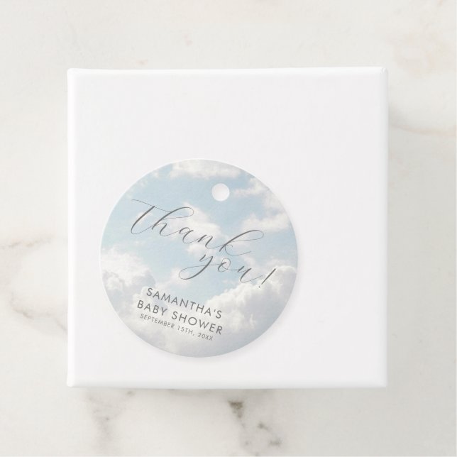 Kleines Stück Heaven Baby Shower Dreamy Geschenkanhänger (Beispiel)