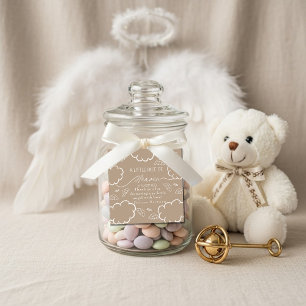 Kleines Stück Himmel Beige Dankeschön-Anhänger Geschenkanhänger