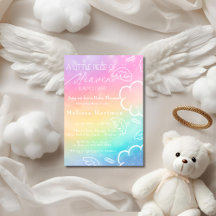 Kleines Stück Himmel Regenbogen-Baby-Party