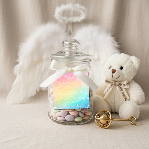 Kleines Stück Himmel Regenbogen Danke Favor Tag Geschenkanhänger
