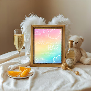 Kleines Stück vom Himmel Regenbogen Momosa Bar Sch Einladung