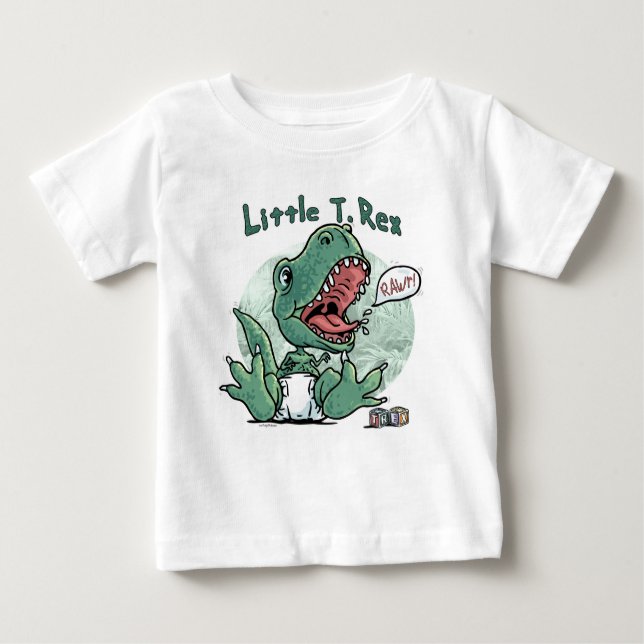 Kleines T. Rex durch Mudge Studios Baby T-shirt (Vorderseite)