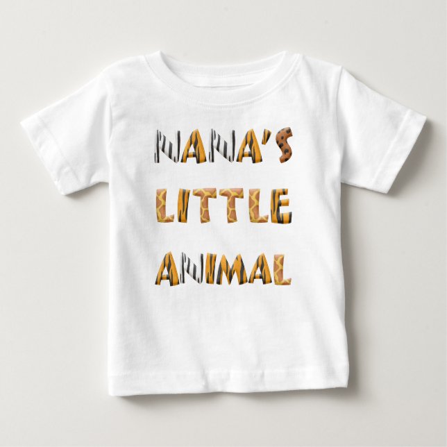 Kleines Tier Baby T-shirt (Vorderseite)