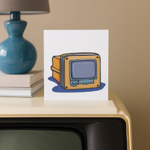 Kleines TV-Set Einladung