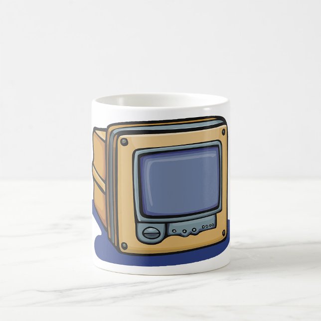 Kleines TV-Set Kaffeetasse (Von Creator hochgeladen)
