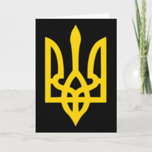 Kleines ukrainisches Wappen Flagge Symbol Zeichen  Karte