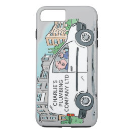 Kleines Unternehmen mit Namen. Mann und Van Case-Mate iPhone Hülle