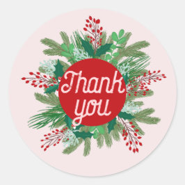 Kleines Unternehmen Vielen Dank für Ihren Urlaub K Runder Aufkleber