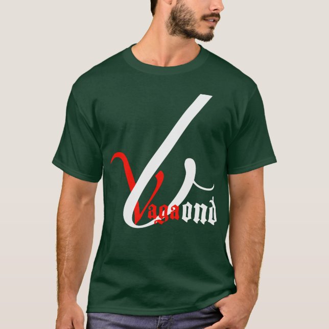Kleines Vagabund-Logo T-Shirt (Vorderseite)