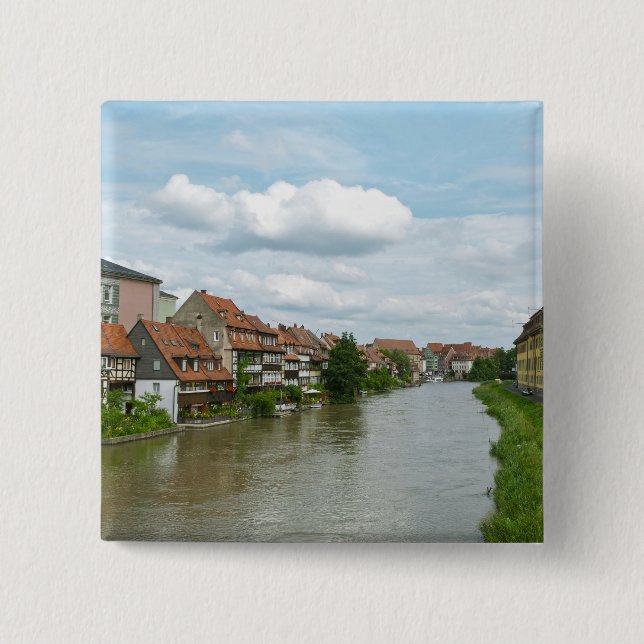 Kleines Venedig in Bamberg Button (Vorderseite)