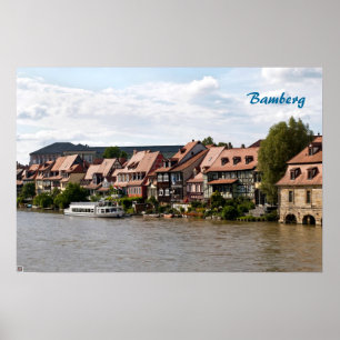 Kleines Venedig in Bamberg Poster