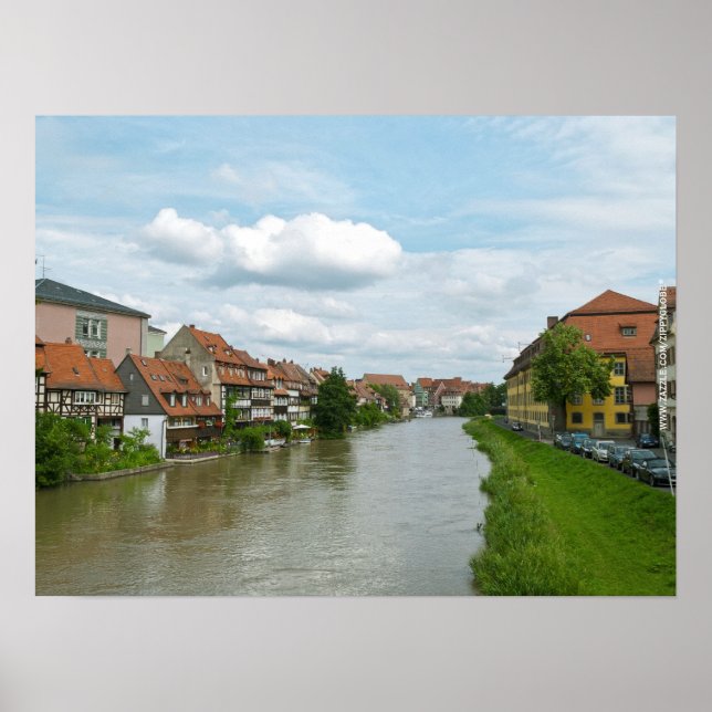 Kleines Venedig in Bamberg-Poster Poster (Vorne)