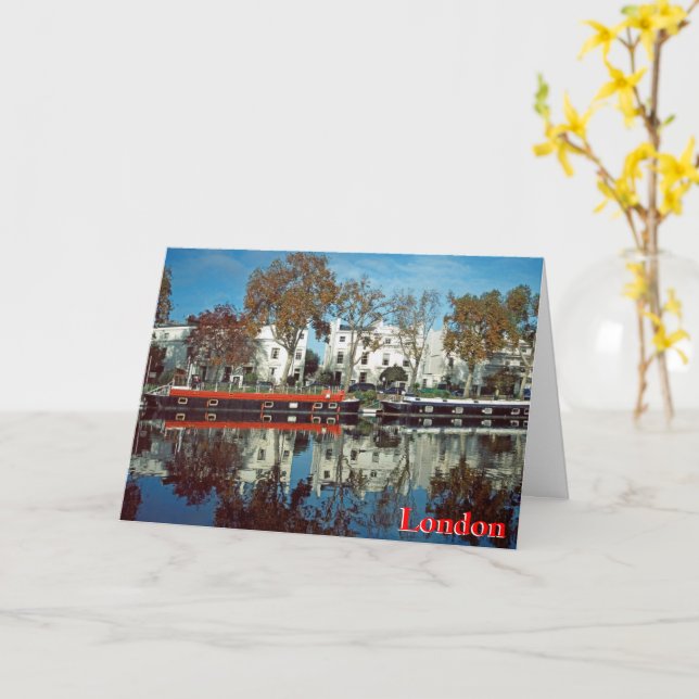 Kleines Venedig, London Karte (Gelbe Blume)