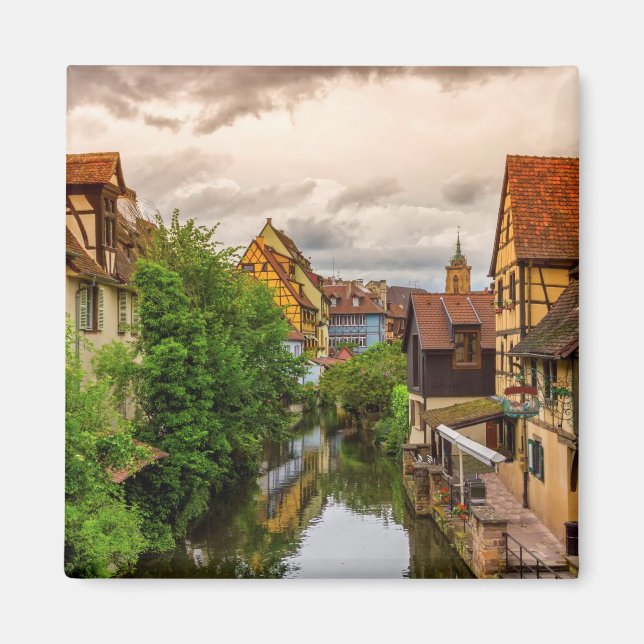 Kleines Venedig, Petite Venise, in Colmar, Frankre Magnet (Vorne)