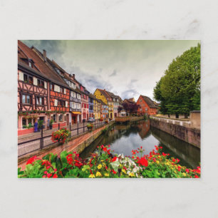 Kleines Venedig, Petite Venise, in Colmar, Frankre Postkarte
