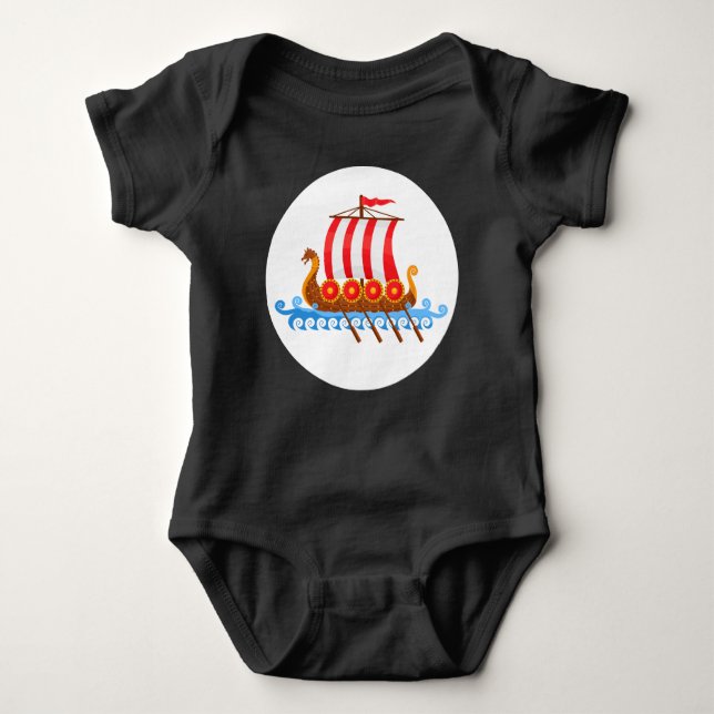 Kleines Viking Baby Strampler (Vorderseite)