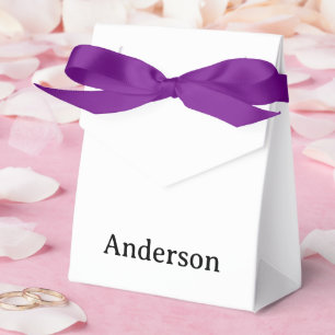 Kleines Zelt mit violettem Band 7,62 cm x 3,81 cm  Geschenkschachtel