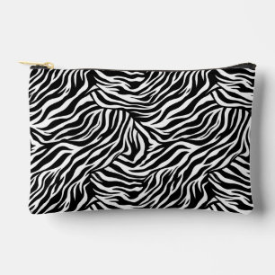 Kleines Zubehör Pouch Zebra Print Zubehörtasche