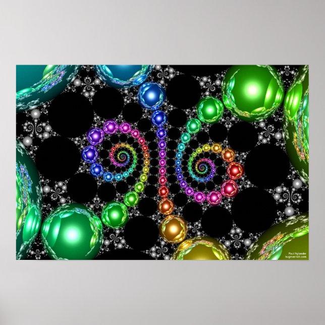 Kleinian Double 1/15 Cusp Group Poster (Vorne)