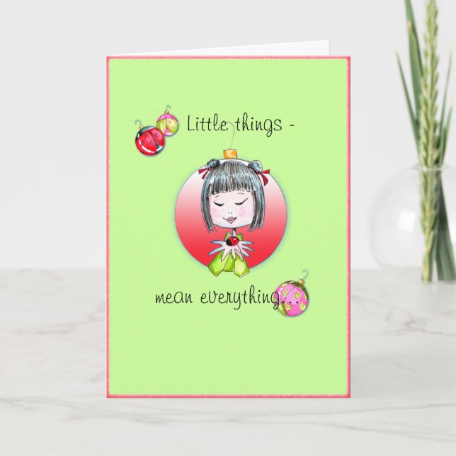 Kleinigkeits-Weihnachtskartenfassung 1 Feiertagskarte (Vorderseite)