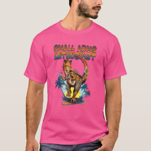 Kleinkaliberschütze Rex Dinosaurier Gewehr T-Shirt
