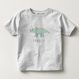 Kleinkind Boy Doodle Triceratops Dinosaurier mit N T-shirt