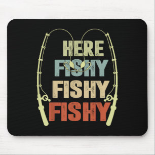 Kleinkind Boy Hier-Funny Fishing Buddy B Fishe Mousepad