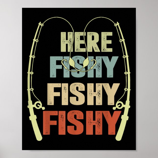 Kleinkind Boy Hier-Funny Fishing Buddy B Fishe Poster (Vorne)