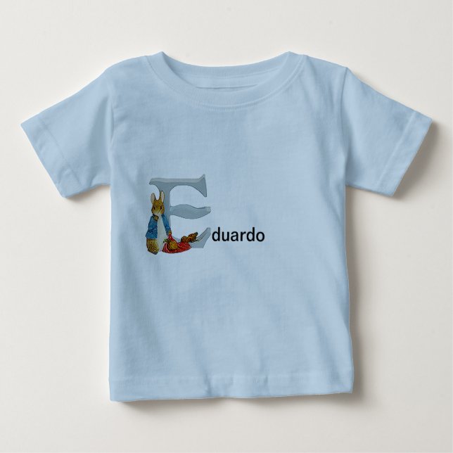 Kleinkind des Beatrix-Töpfer-Buchstabe-E u. Baby T-shirt (Vorderseite)
