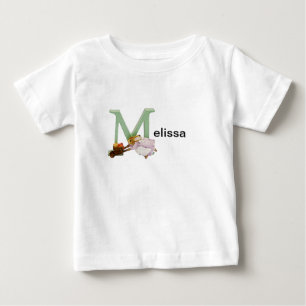 Kleinkind des Beatrix-Töpfer-Buchstabe-M u. Baby T-shirt