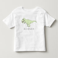 Kleinkind Doodle T-Rex Dinosaurier mit Name