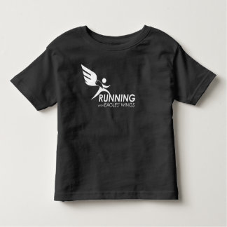 Kleinkind-dunkles T-Shirt: Laufen mit Eagles Kleinkind T-shirt