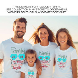 Kleinkind Familienurlaub Beach Sommer Custom T-shirt
