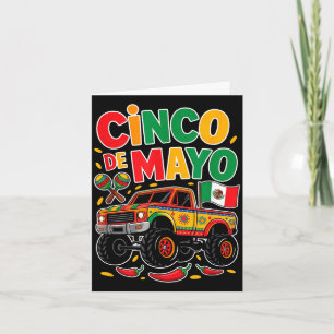 Kleinkind-Fiesta-Shirt mit LKW Cinco de Mayo Karte