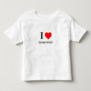 Kleinkind Fine T - Shirt - Benutzerdefiniertes I H