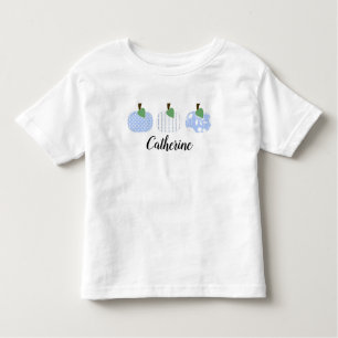 Kleinkind Girls Light Blue Pumpkin Trio T - Shirt