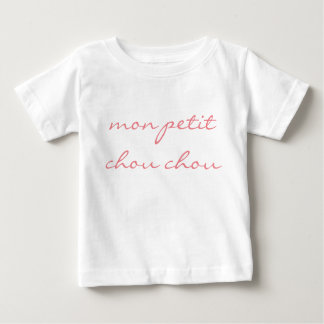 Kleinkind Girls Ruffle T-Shirt "Mon Petit Chou Cho