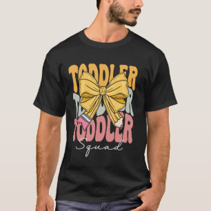 Kleinkind-Gruppe Groovy Kokette Schleife Lustig Fu T-Shirt