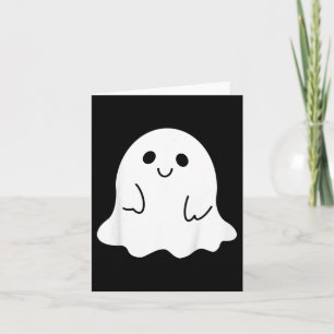 Kleinkind Halloween Boo Geist mit einem Bow Mädche Karte