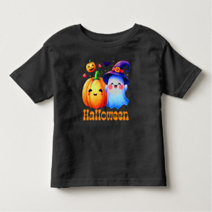 Kleinkind Halloween Pumpkin Bat Ghost Kleinkind T-shirt