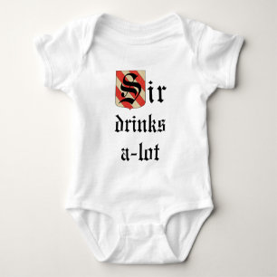 Kleinkind Jersey T - Shirt "Sir Drinks-a-lot" Baby