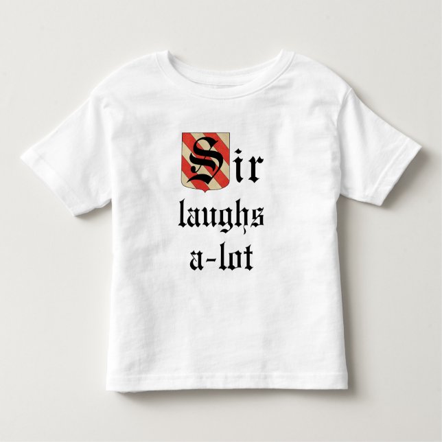 Kleinkind Jersey T - Shirt "Sir Laughs-a-lot" (Vorderseite)