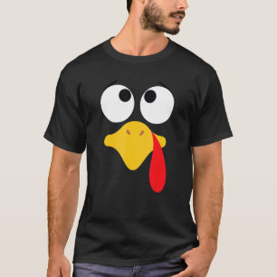 Kleinkind Junge Mädchen Truthahn Gesicht Kostüm Fr T-Shirt