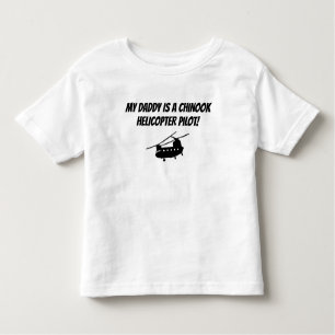 Kleinkind Kids Chinook Daddy Helicopter Militär Kleinkind T-shirt
