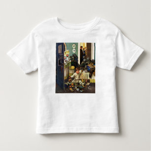 Kleinkind leert Geldbeutel Kleinkind T-shirt